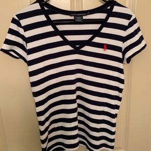 Polo Ralph Lauren V-Neck Tee- Size M
